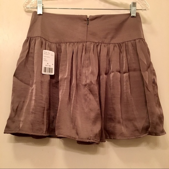 Satin Drawstring Skirt - Picture 3 of 3